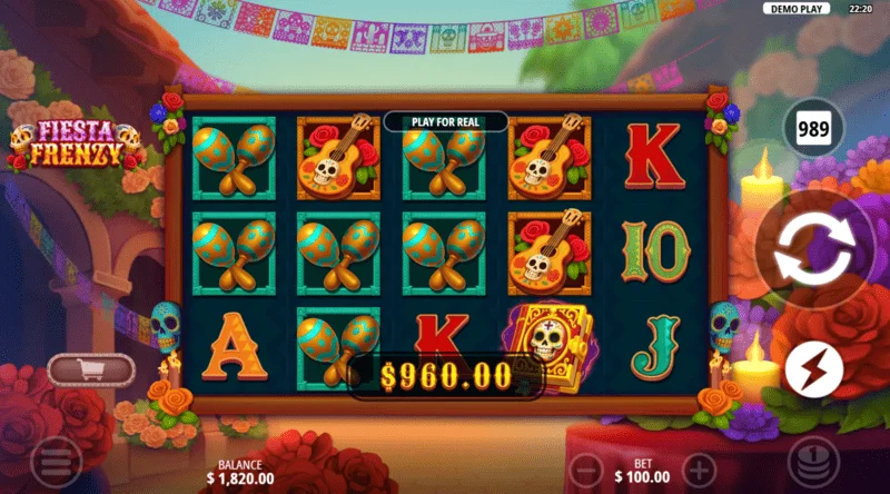 Fiesta Frenzy - winning combination in the base game